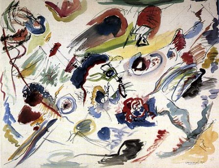 Wassily Kandinskij, Primo acquerello astratto, 1910