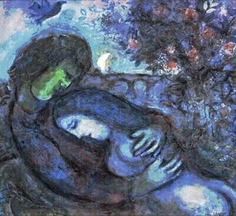 1 Marc Chagall (1887-1985) Lovers-by-Marc-Chagall